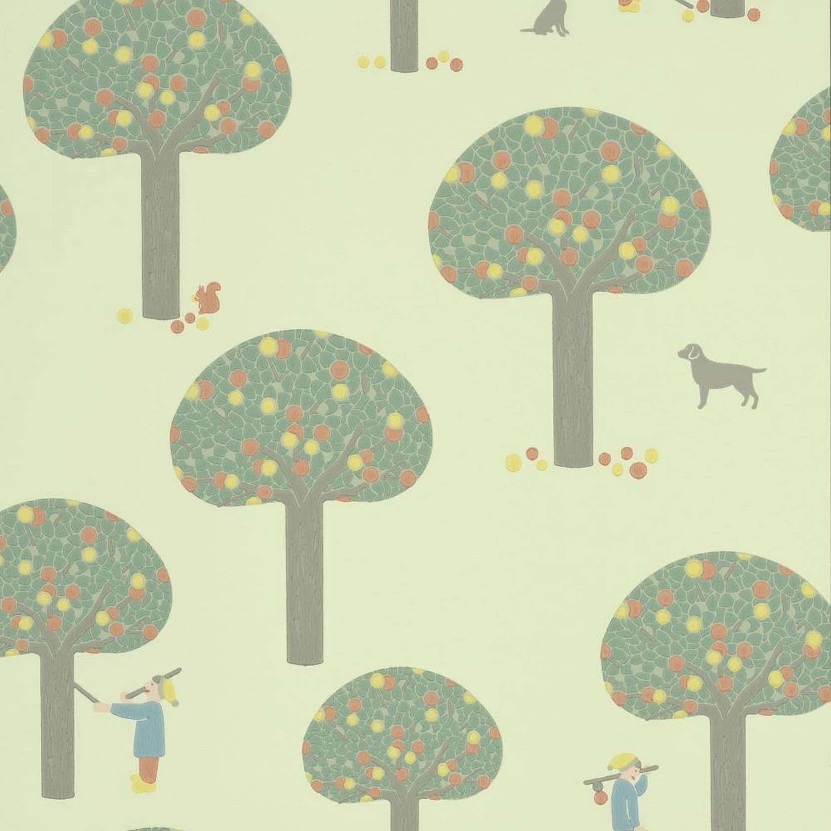 Обои Little Greene Storybook Papers 0231ROPEAGR