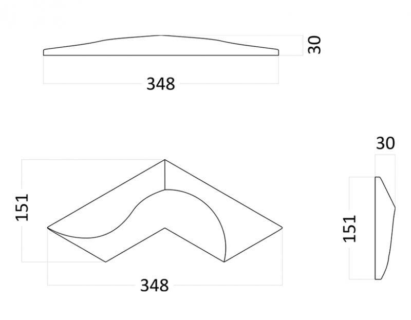 Гипсовая 3D панель Artpole E-0045