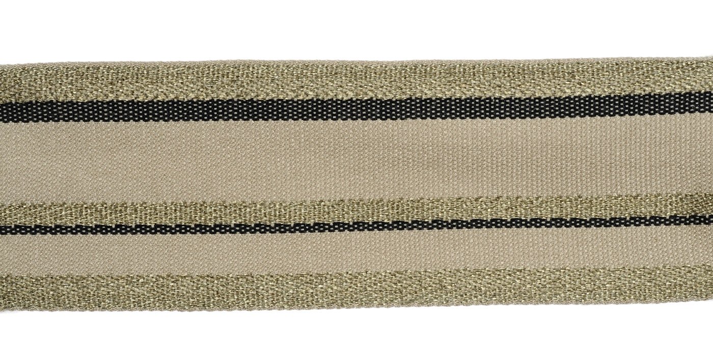 Тесьма декоративная широкая Houles Onyx Metal 32626-9165