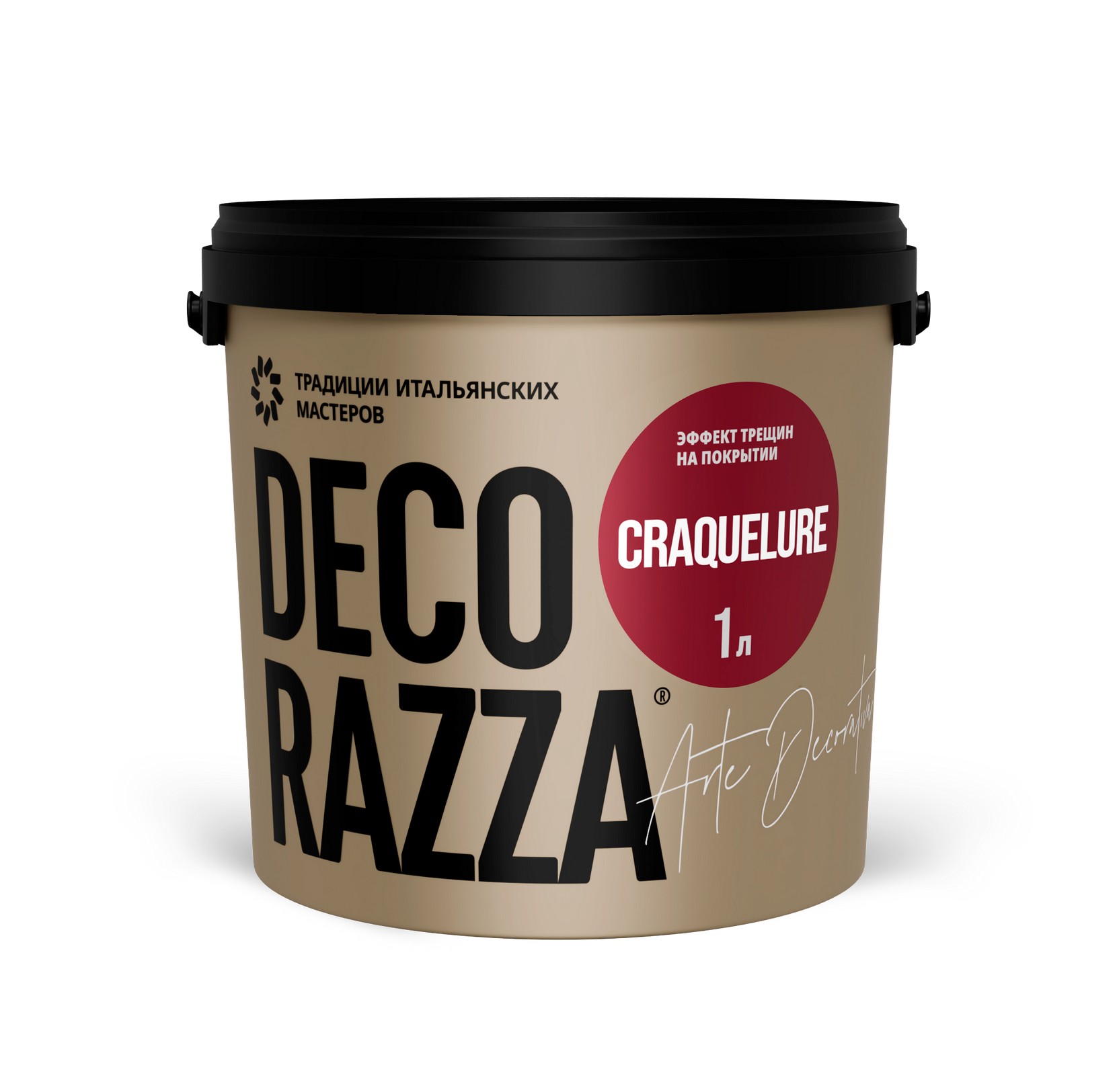 Материал декоративный создающий эффект трещин на покрытии 1 Craquelur Decorazza DCR-10
