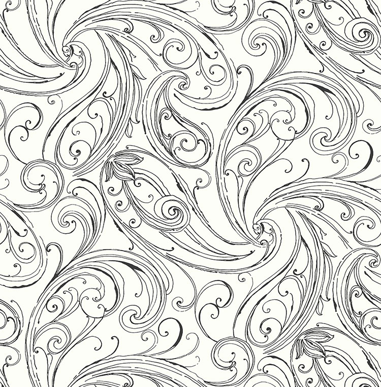 Обои Paper&Ink Black&White BW23100