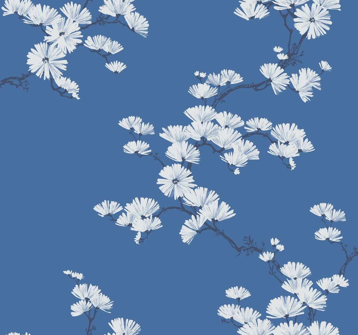 Обои Paper&Ink Navy, Grey&White BL70522