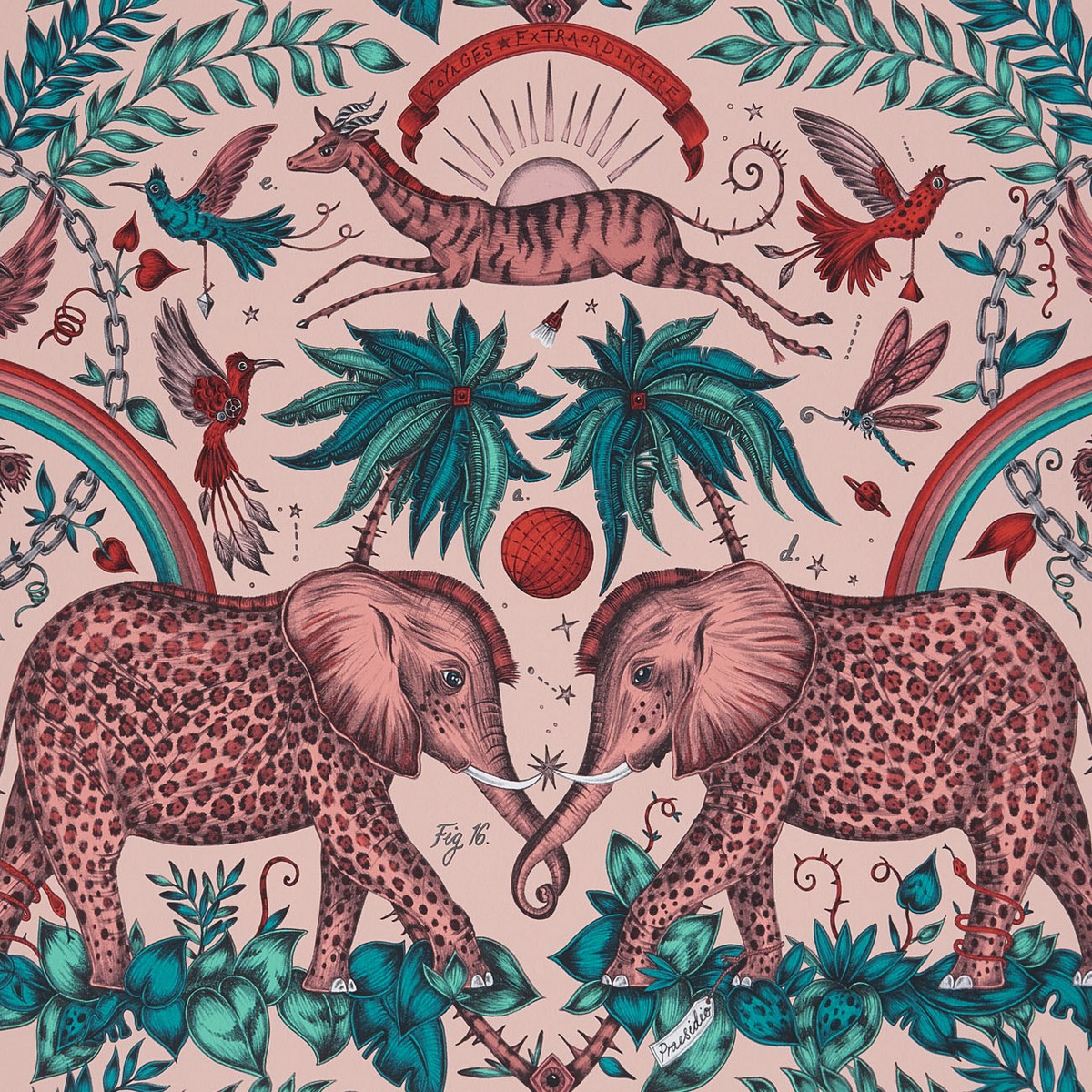 Обои Clarke&Clarke Wilderie Wallcovering W0121-05