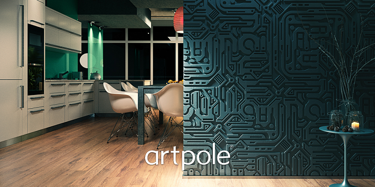 Гипсовая 3D панель Artpole M-0045