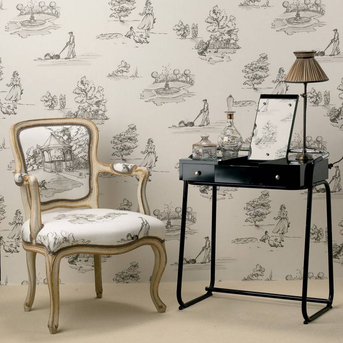 Обои Nina Campbell Perroquet NCW3837-01