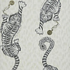 Обои Clarke&Clarke Animalia Wallpaper TIGRIS-MONOCHROME-W0105-02