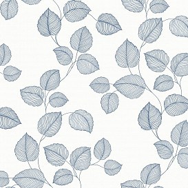 Обои Paper&Ink Navy, Grey&White BL70122