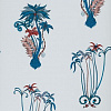 Обои Clarke&Clarke Animalia Wallpaper JUNGLE-PALMS-BLUE-W0101-01