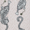 Обои Clarke&Clarke Animalia Wallpaper TIGRIS-PINK-W0105-04