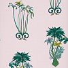 Обои Clarke&Clarke Animalia Wallpaper JUNGLE-PALMS-PINK-W0101-04